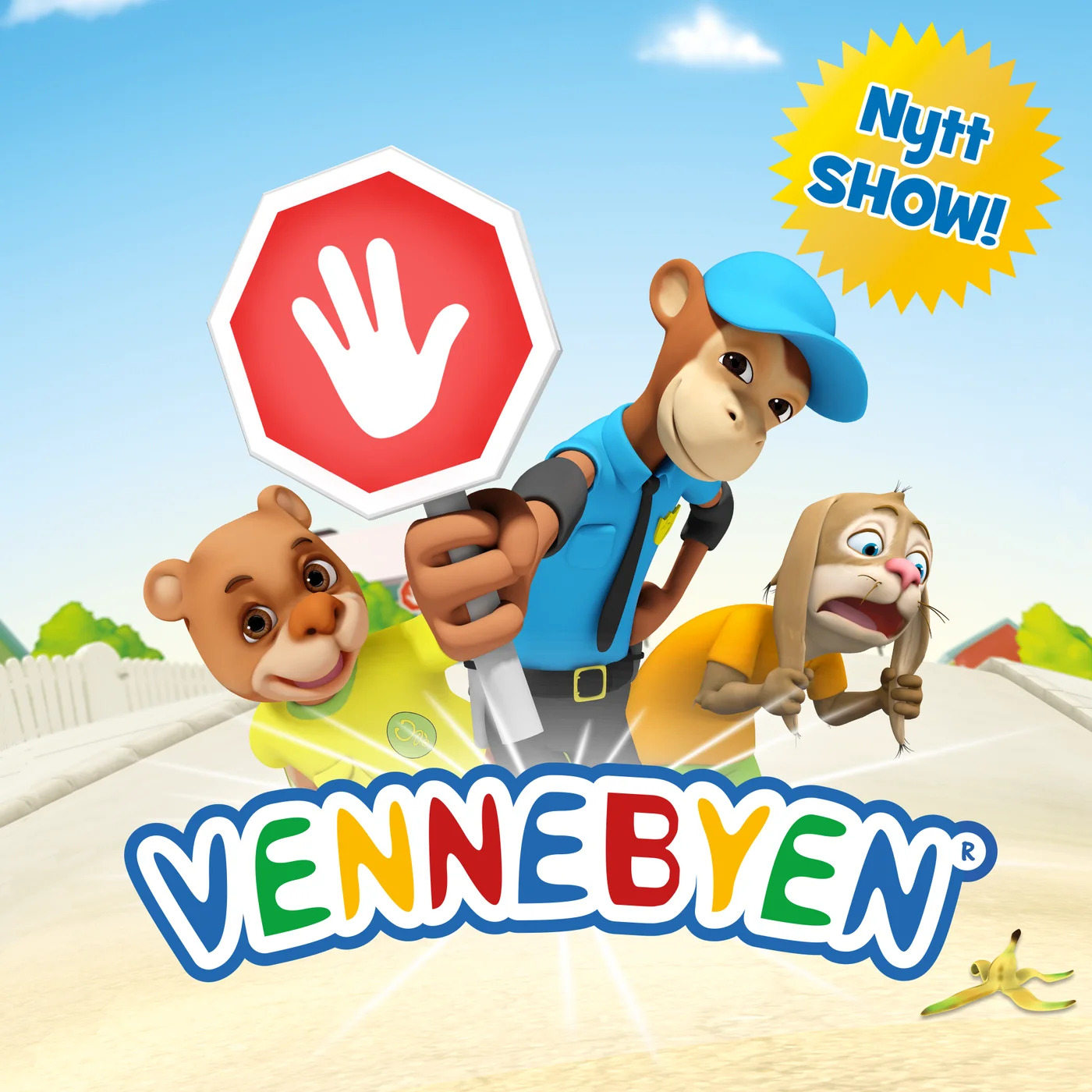 Apa, Ted og Jumpi fra Vennebyen – nytt show